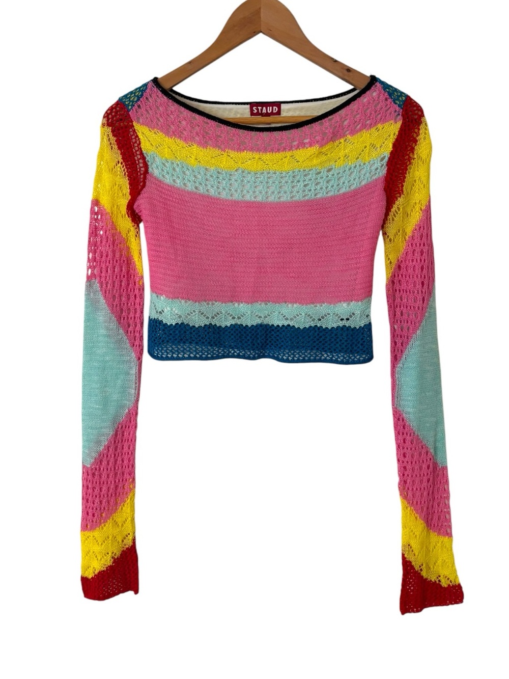 STAUD Set: Limousin Stripe Top & Centre Knit Skirt - Picture 2 of 7